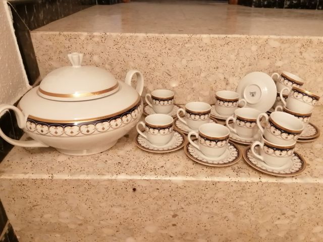 Sopera y tazas de café Emperatriz de Austria