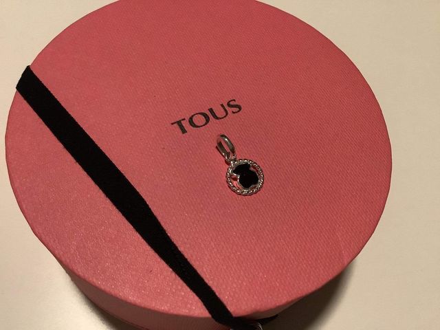 Colgante de piedra ónix y plata tous