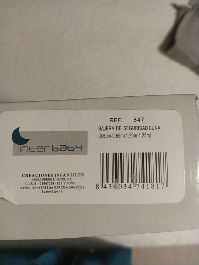 Sabana bajera para cama infantil