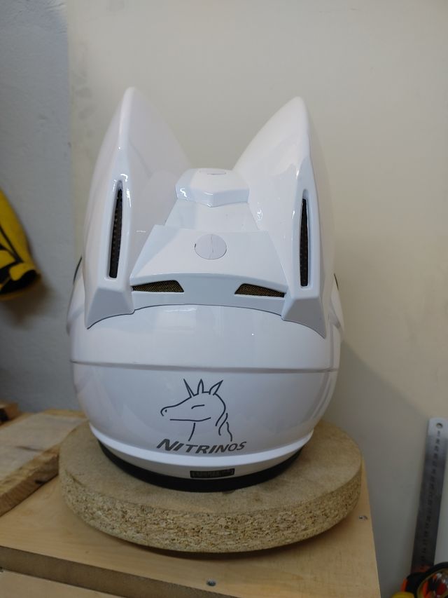 Casco Nitrinos orejas de gato