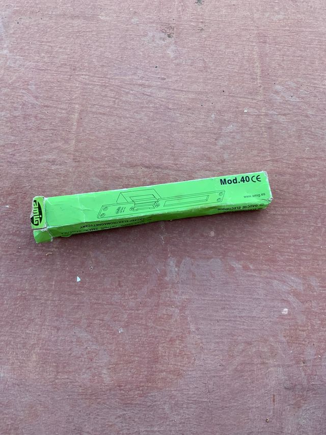 Cerradero eléctrica completa puerta MOD 40. Inox