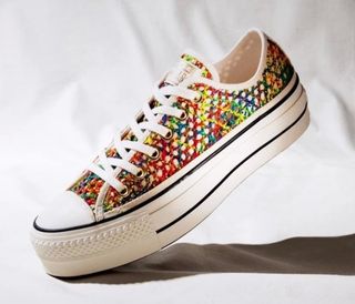 converse plataforma multicolor