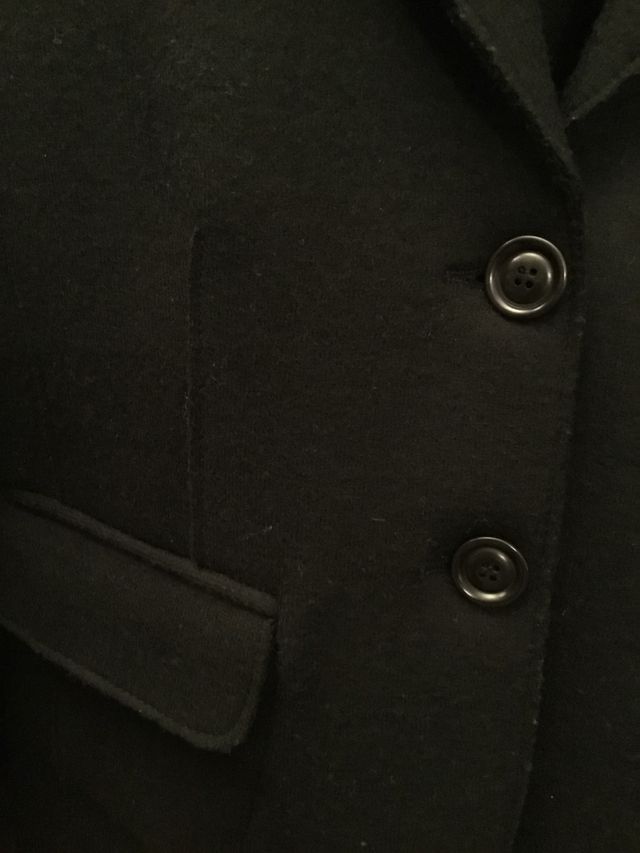 Blazer Henry Cotton nero di lana morbidissima