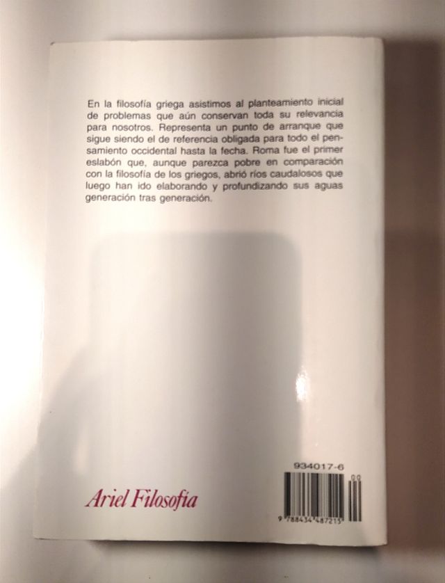 HISTORIA DE LA FILOSOFÍA. F. COPLESTON