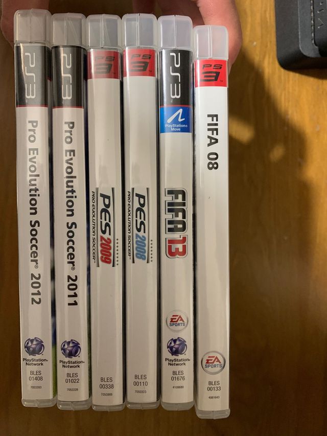 Lote de FIFA y PES para PS3