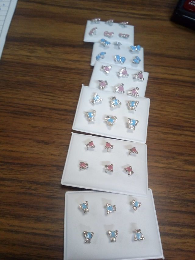 pendientes plata económicos 