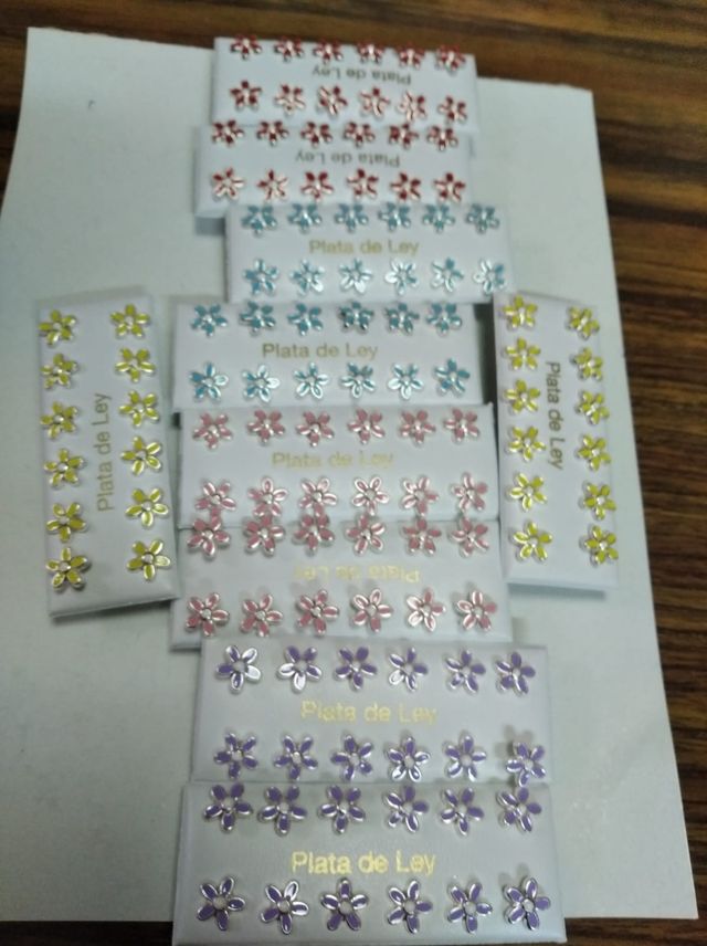 pendientes plata económicos 