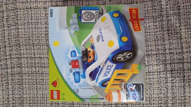 lego duplo 4963,coche policia