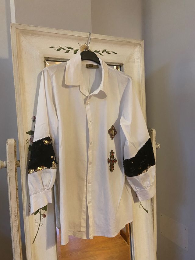 Camisa lentejuelas