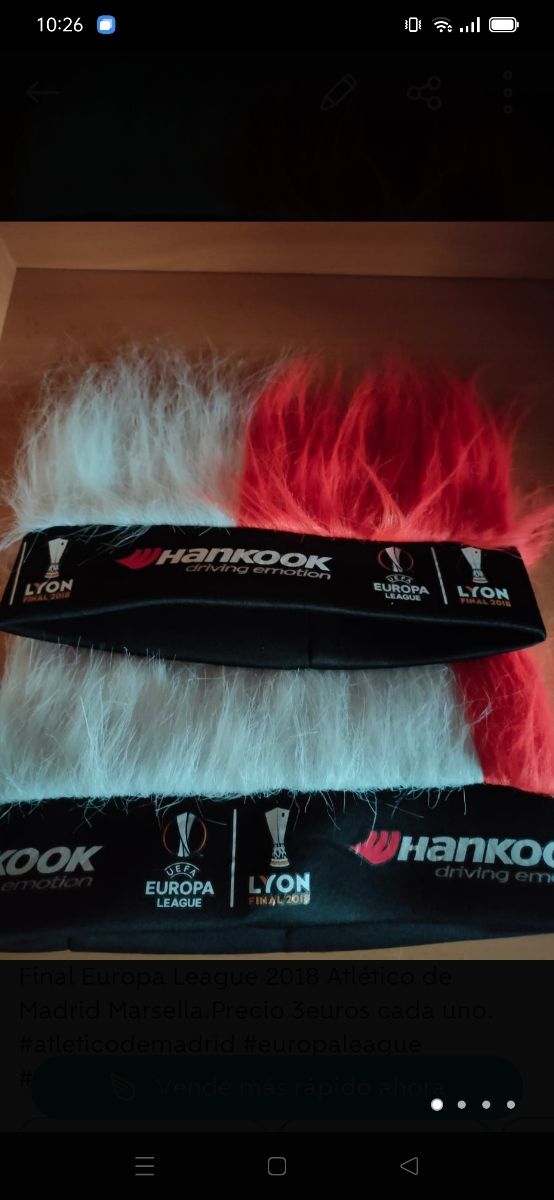 Recuerdo final Europa League Lyon 2018