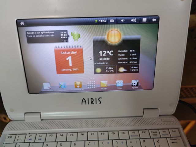 ordenador portátil airis Android