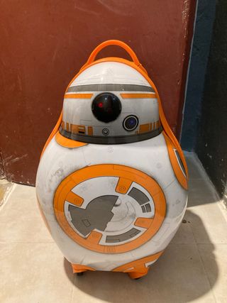 Maleta con ruedas, rígida niño BB8 de segunda mano por 25 EUR en Madrid en  WALLAPOP
