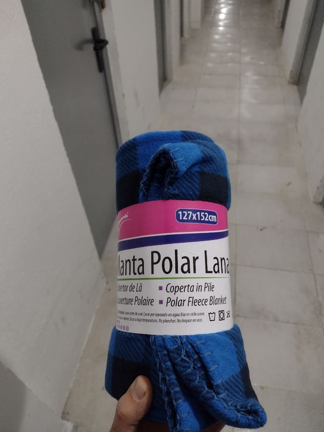 Manta polar de lana
