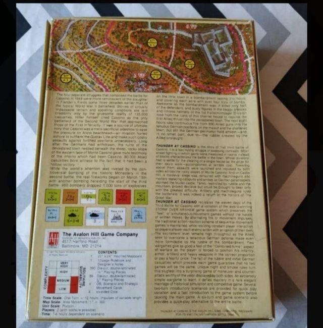 Thunder at cassino. con reglas traducidas a Españo