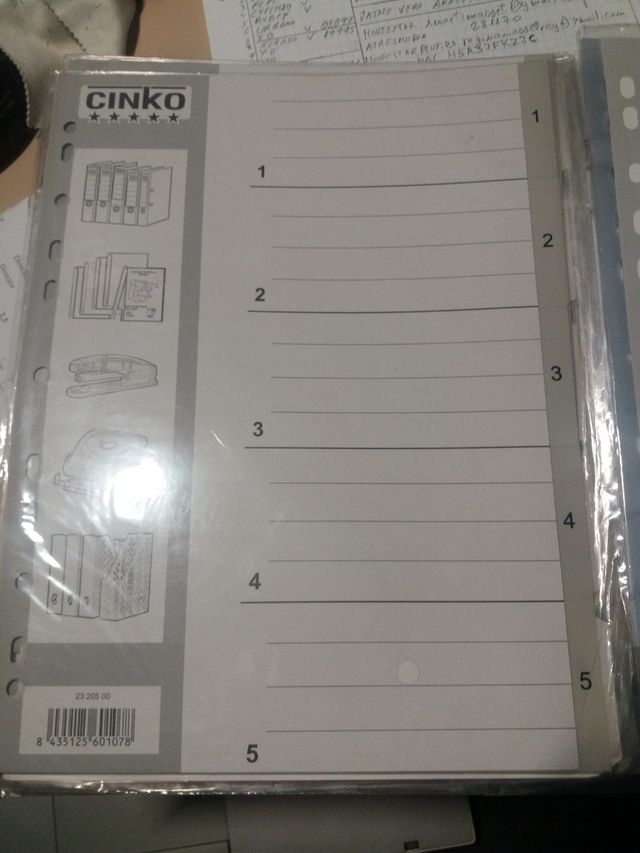 51 Separadores clasificac anillas de 5,10,12,20,31