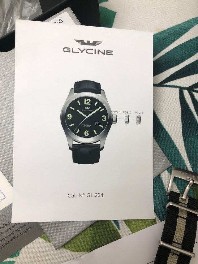 Reloj Glicyne serie limitada.
