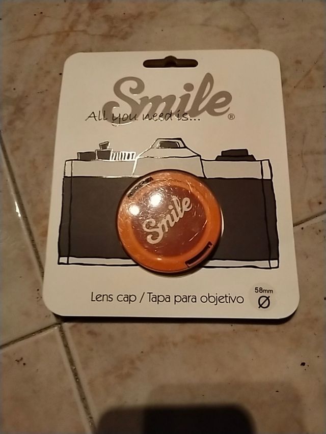 Vendo tapa para objetivo 58mm