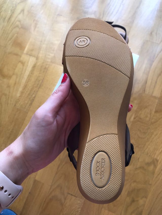 Sandalias Purapiel, número 38. NUEVAS