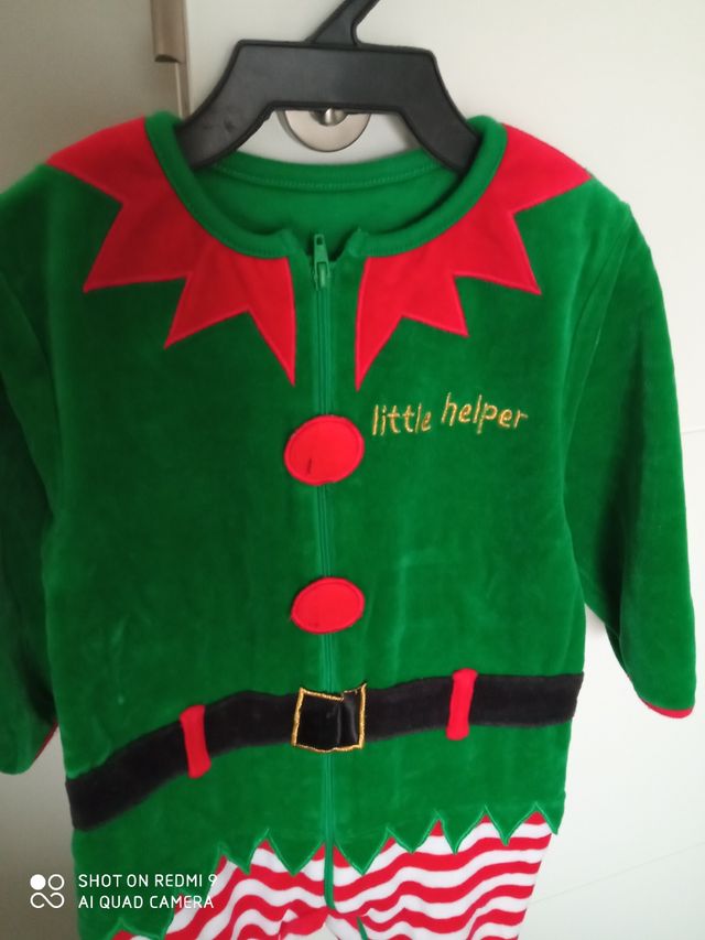 Pijama  ayudante de Santa Claus