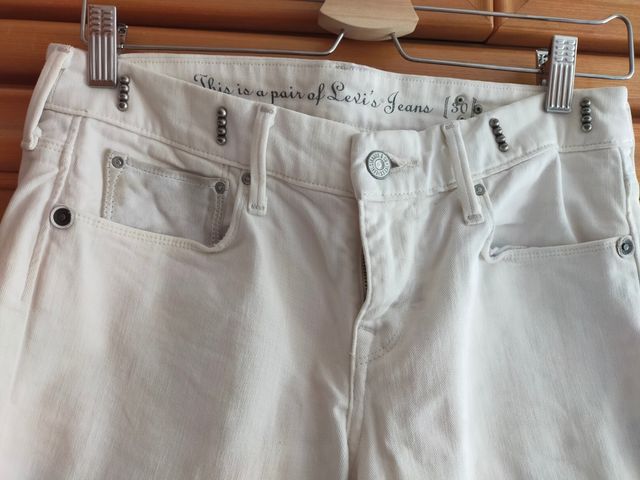 Pantalón Vaquero Levis Blanco
