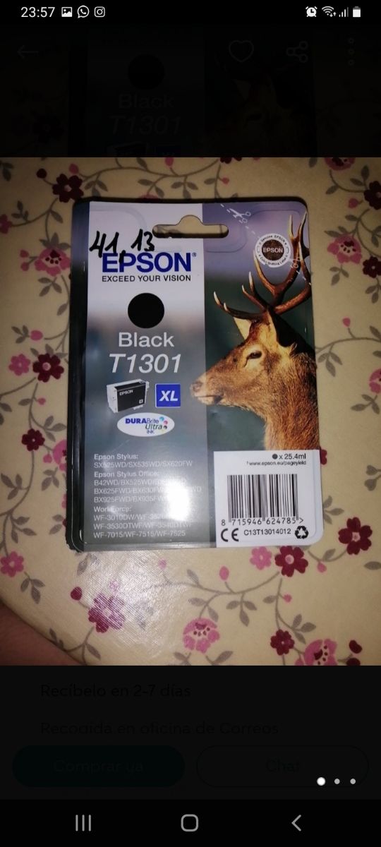 CARTUCHOS DE TINTA PARA IMPRESORA