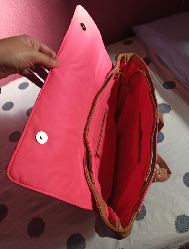 Bolso Bicolor Bershka