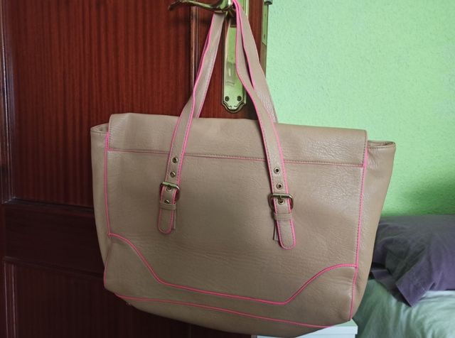 Bolso Bicolor Bershka