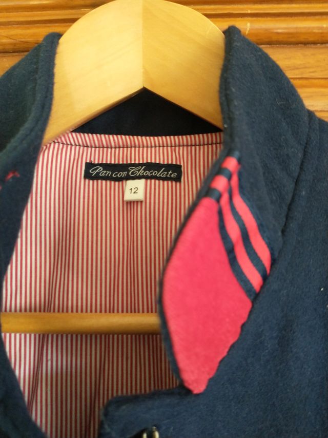 Abrigo niña Pan con Chocolate, t.12, ¡Una puesta!