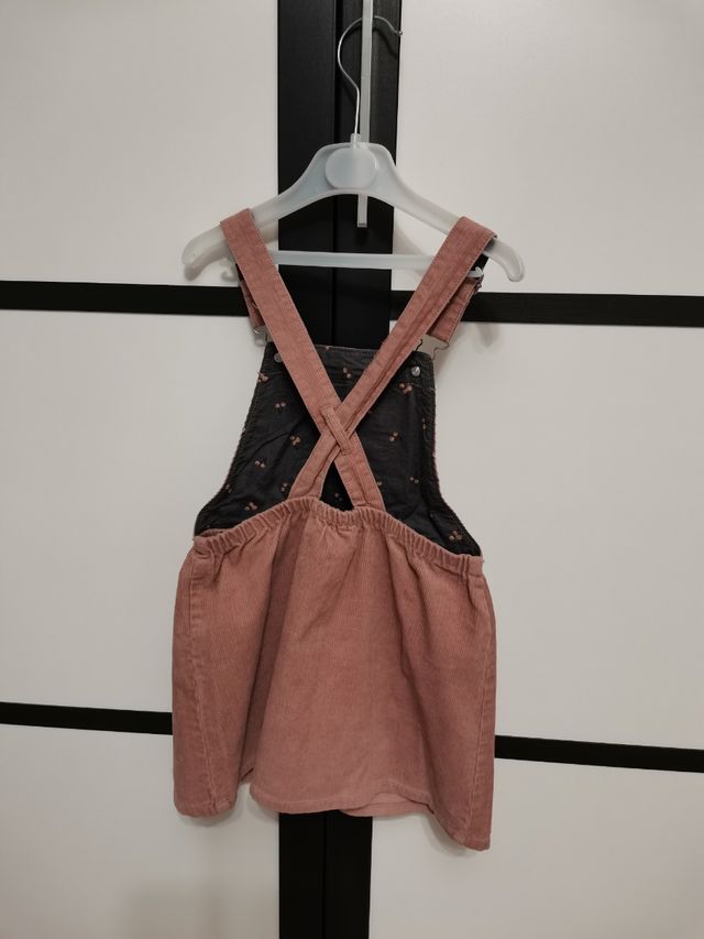 Vestido peto pana 4-5 años Zara