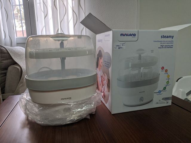 esterilizador miniland steamy electrico