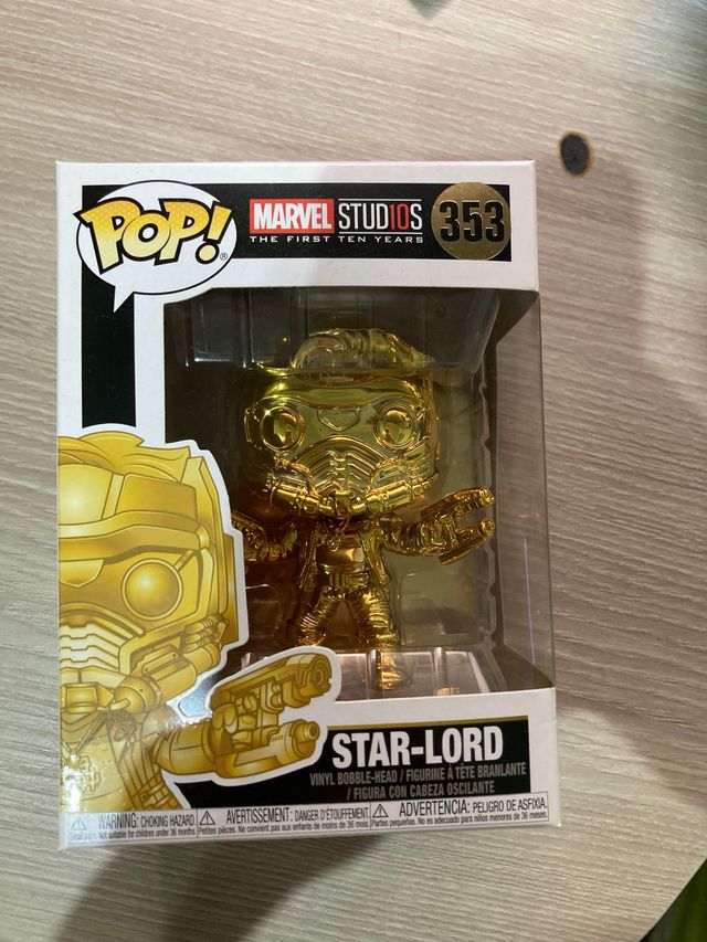 Funko Pop Star Lord Cromado