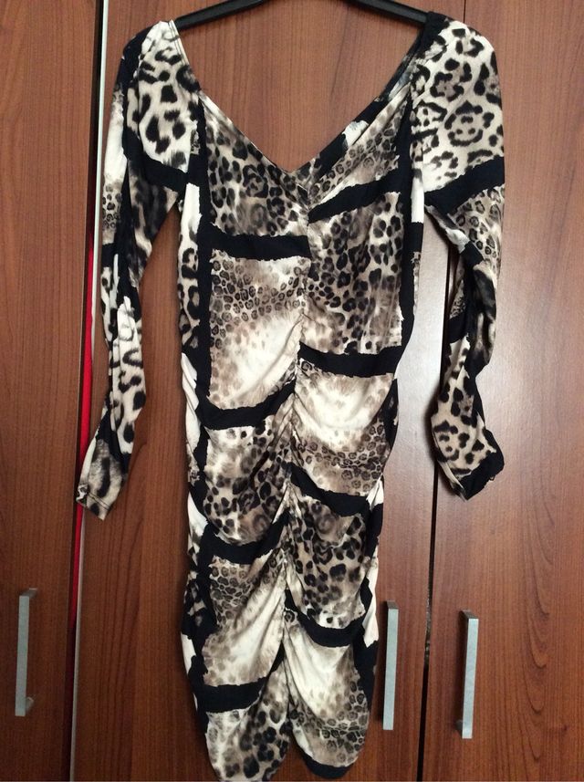 Vestido print animal