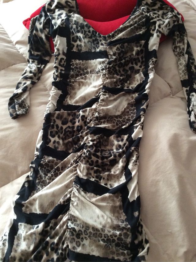 Vestido print animal