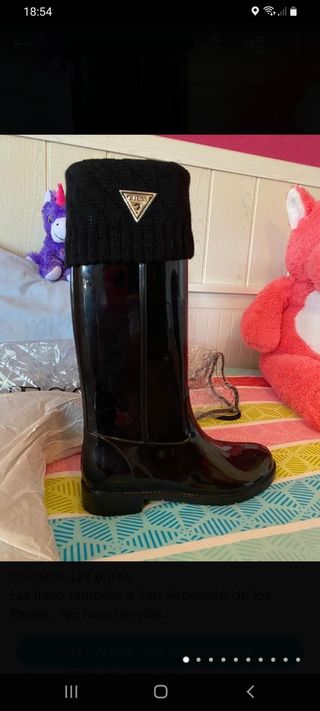 Botas de agua Guess de segunda mano en WALLAPOP
