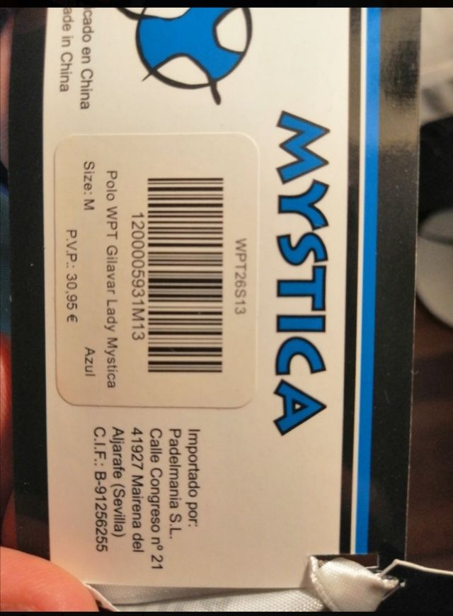 Camiseta mujer Padel Tenis World padel tour nueva