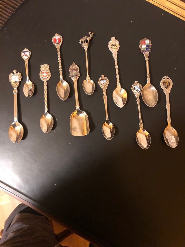 Collezione di cucchiaini da caffè