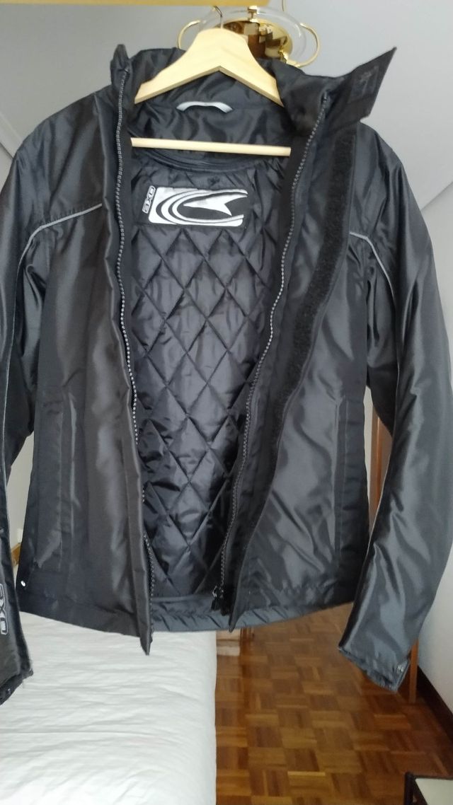 Chaqueta moto mujer