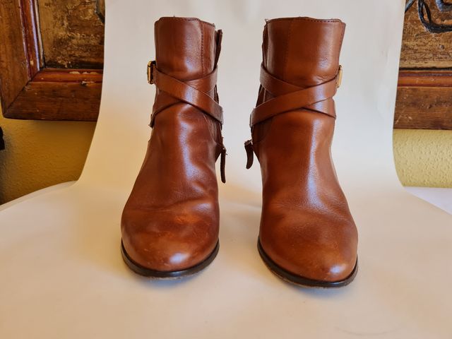 botines marrones de Massimo Dutti