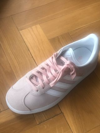 adidas gazelle rosa claro