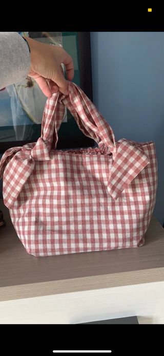 Bolso cuadro vichy zara de segunda mano por 6 EUR en Ávila en WALLAPOP