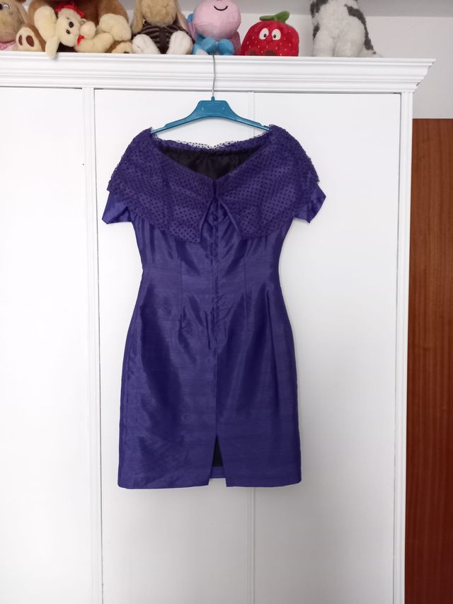 VESTIDO FIESTA MORADO - TALLA S/M (MUJER)