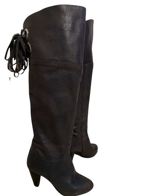 Stivale pelle al ginocchio