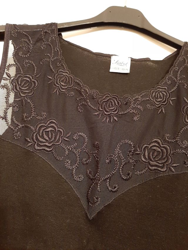 🟠 Top donna Liabel con pizzo