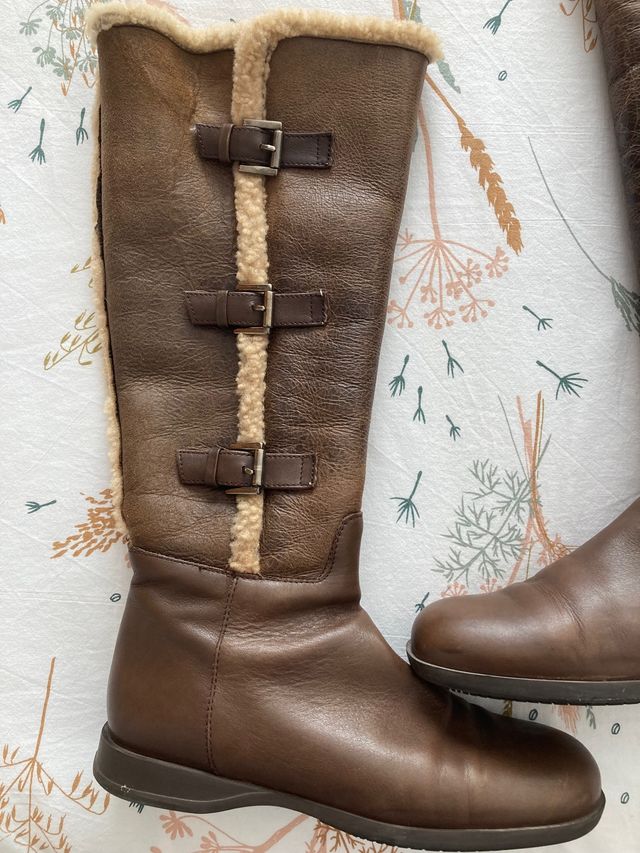 Botas mujer piel y forradas Talla 36