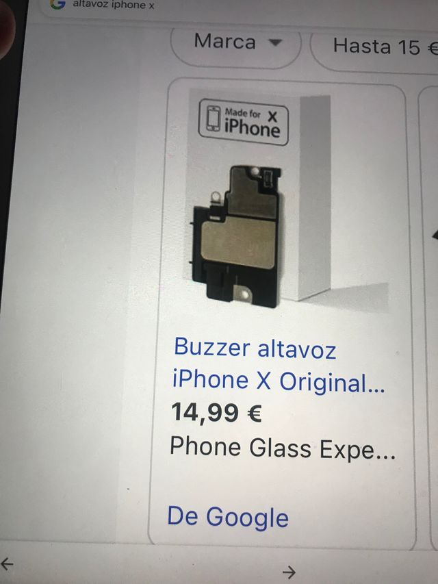 Altoparlante originale per iPhone X