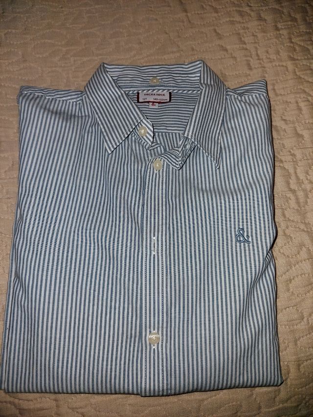 Camisa rayas Neck and Neck niño. Talla 12
