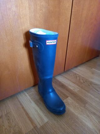 Botas agua mujer hunter de segunda mano por 35 EUR en Barcelona en WALLAPOP