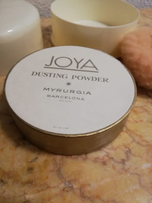 Dusting Powder talco perf Joya Myrurgia Años70