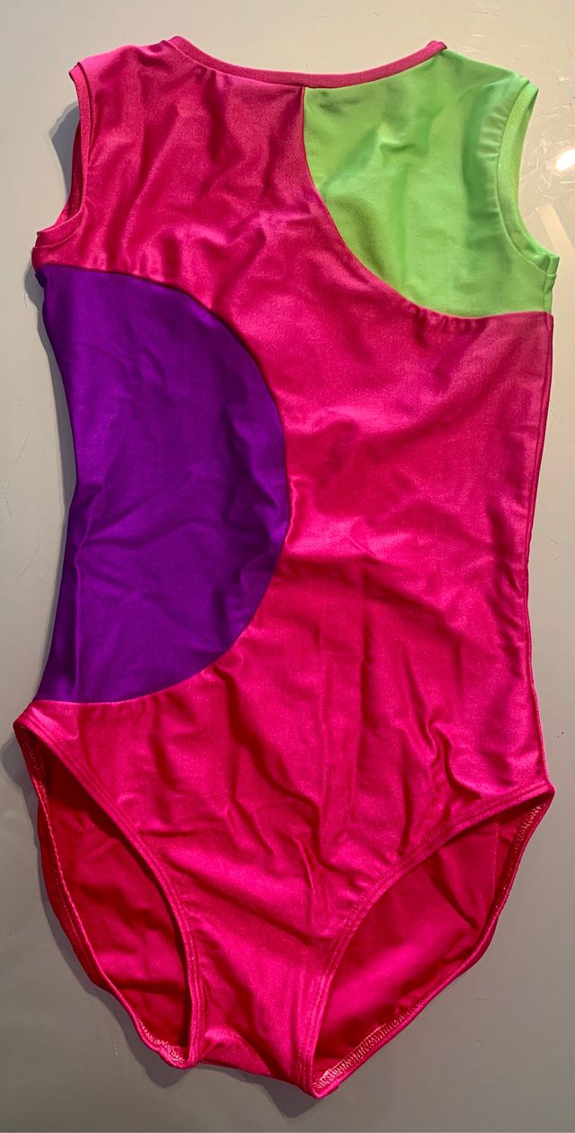 Maillot gimnasia rítmica sin mangas