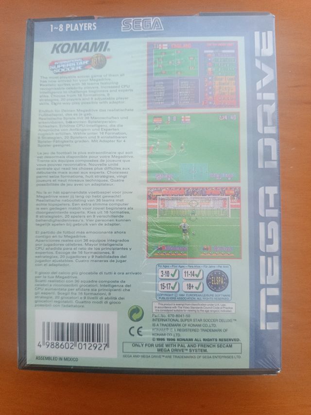 NUEVO International Superstar Soccer Mega Drive